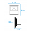 Foco Led exterior Extraplano 30 W 